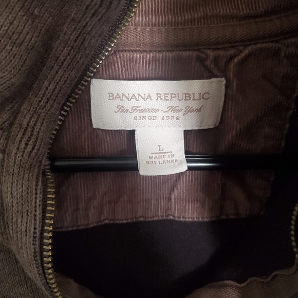 Banana Republic zip up mens turtleneck - Picture 2 of 3